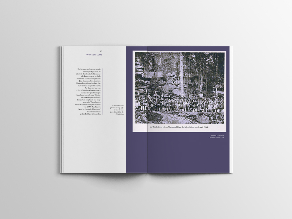 Adobe Portfolio editorial design book Stadtwald forest Münchberg HOF University
