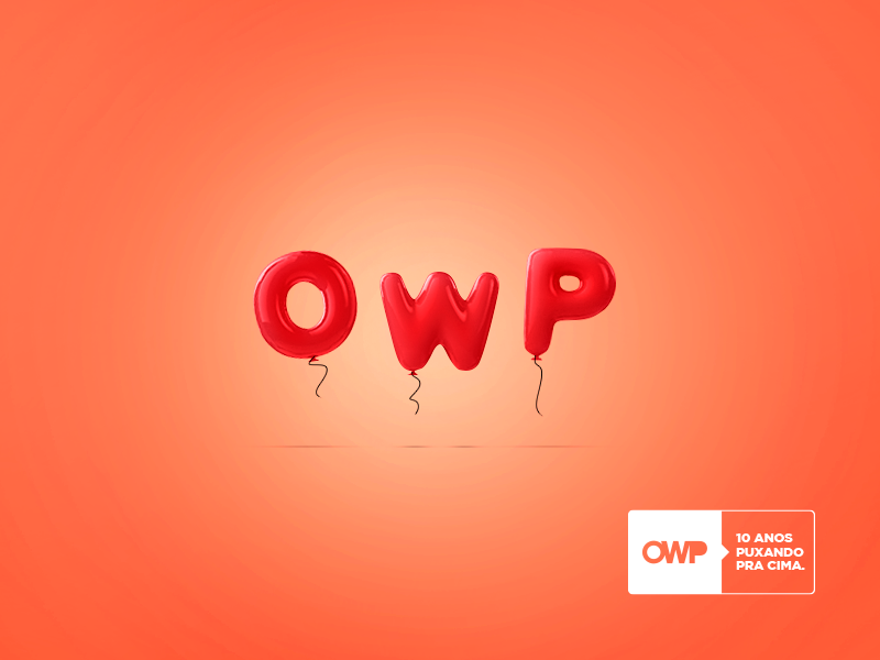 campanha design agencia self Promotion OWP 10 anos joinville publicidade