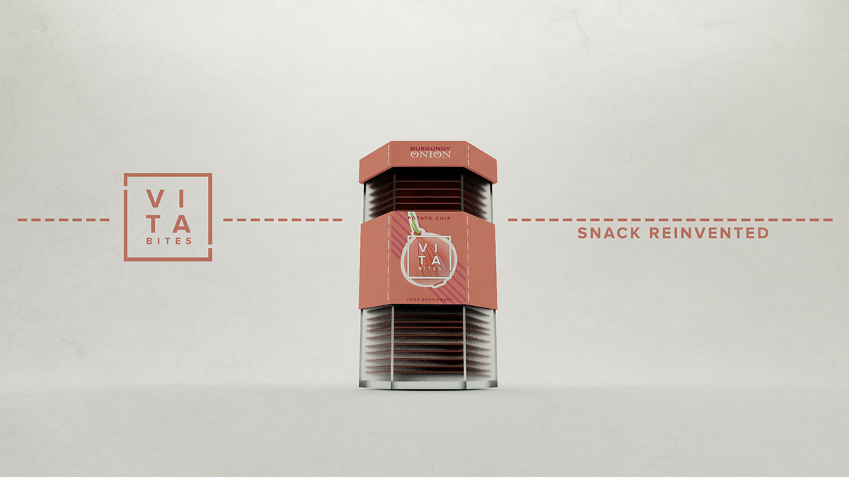 vita bites sten bautista packaging design 3D teaser ad