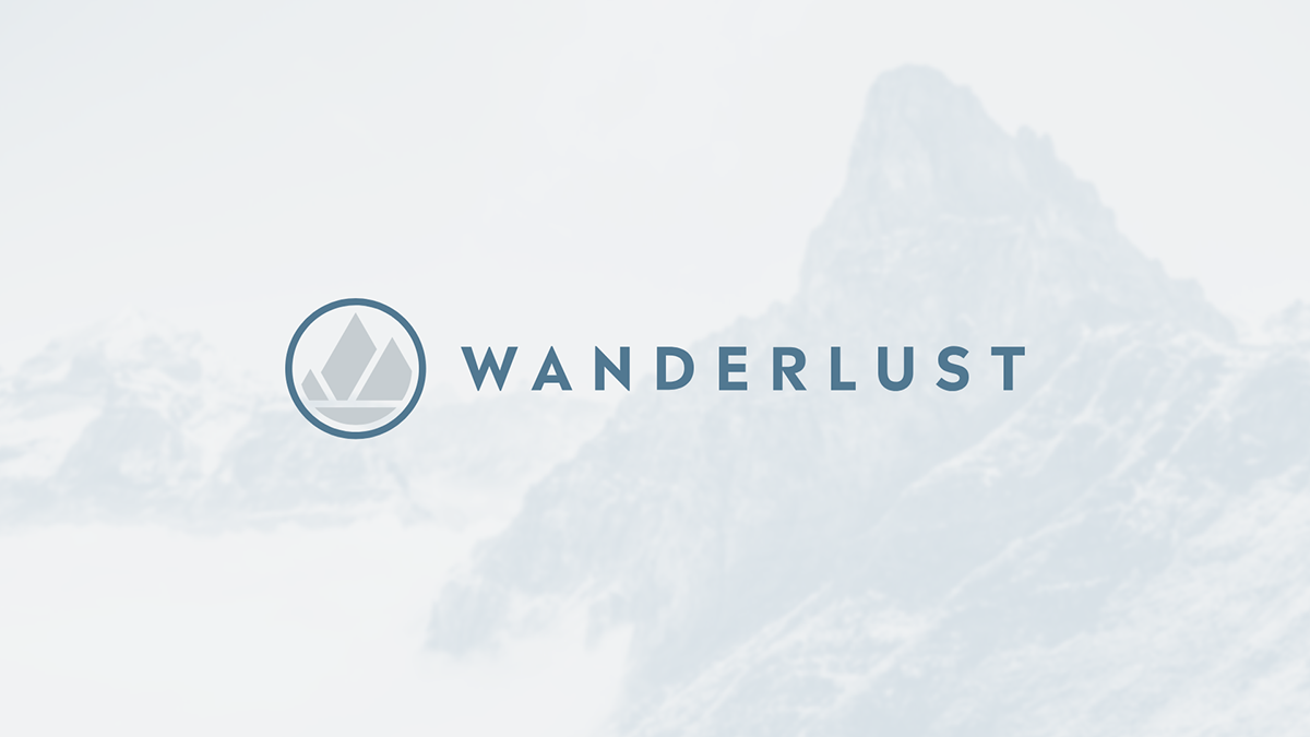 branding  Travel typography   Web adventure Nature mountain outdoors logo wanderlust