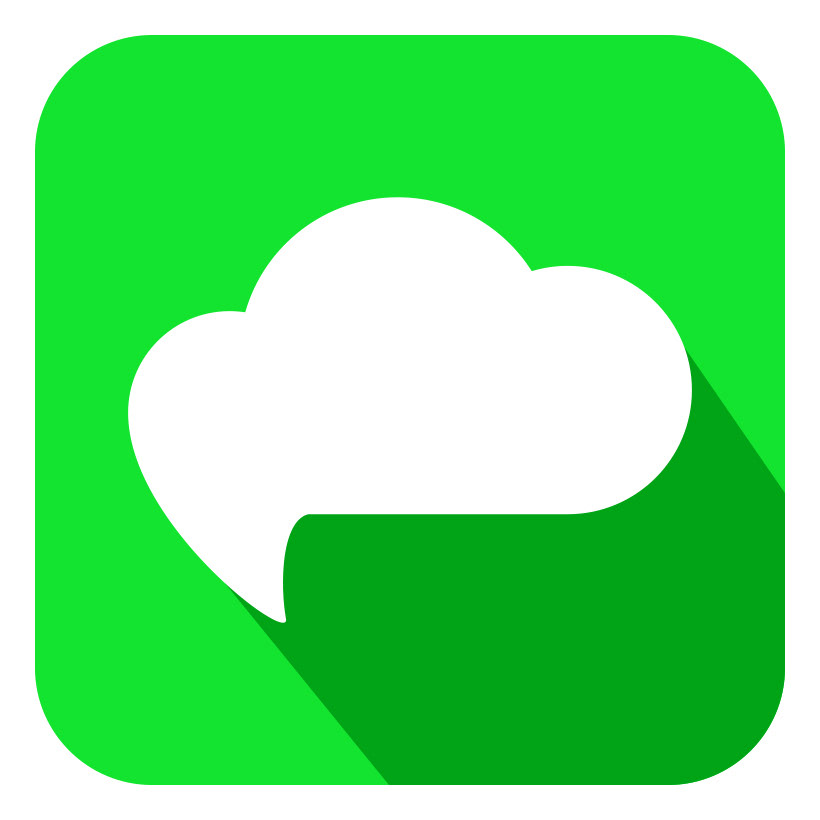 Company Branding Mobile app Icon business cloud