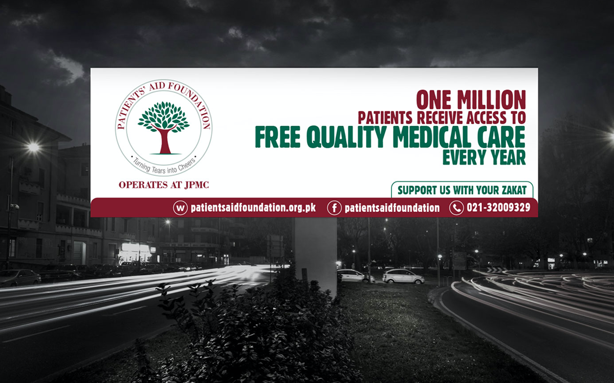 Patients Aid Foundation donation work JPMC medical Billboards