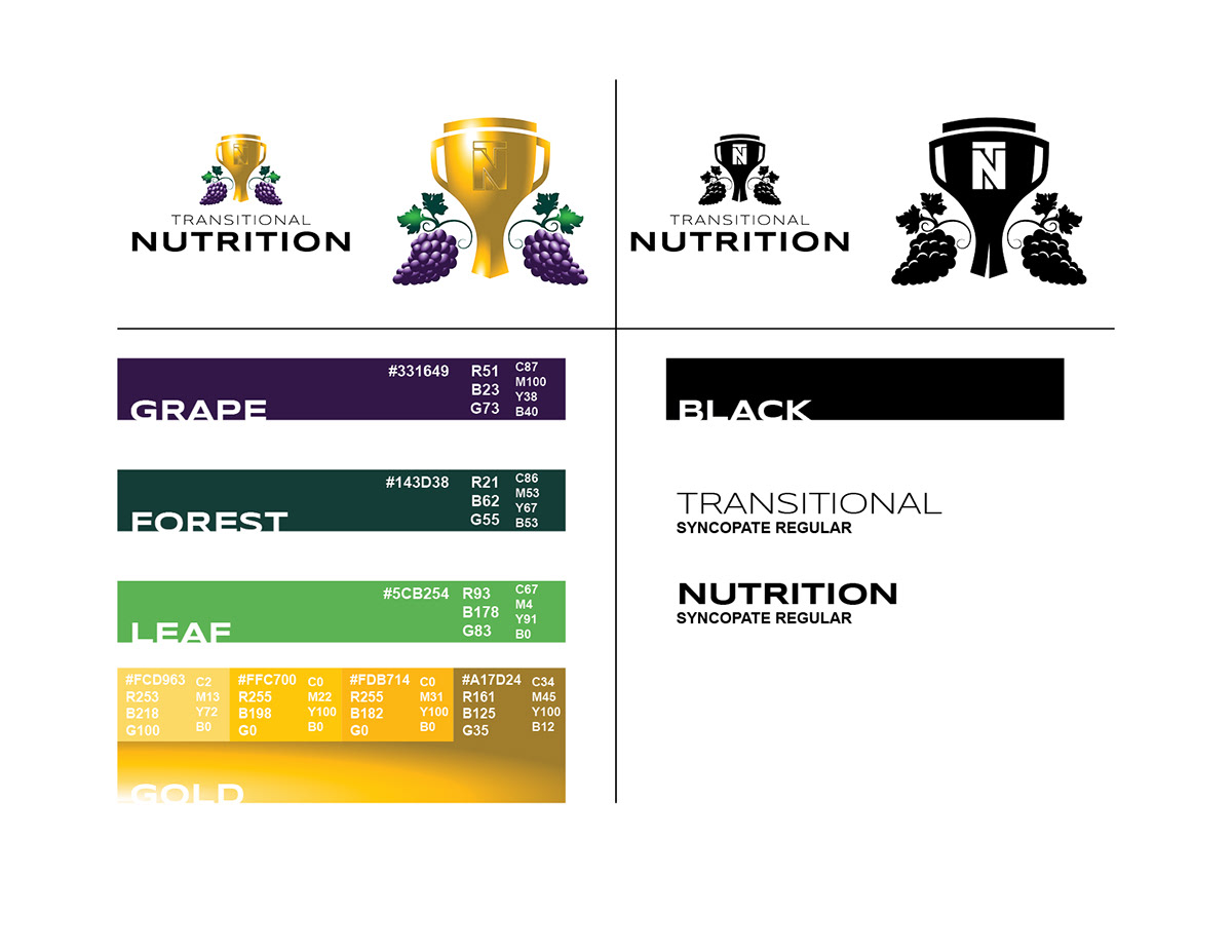 brand identity diet Food  Logo Design nutrition sports training