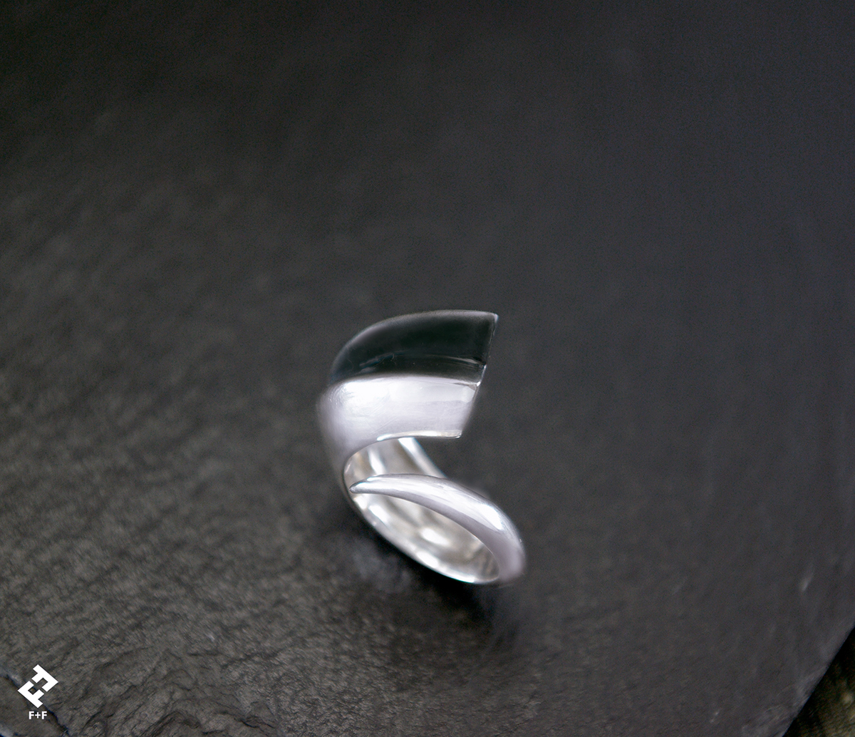 ring silver colmillo accesory jewelry