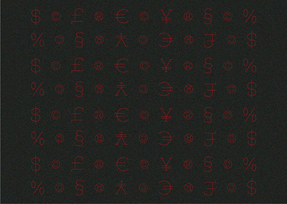 typography   specimen typography design serif Serif Font black and white Black and White and Red black red white specimen book specimens