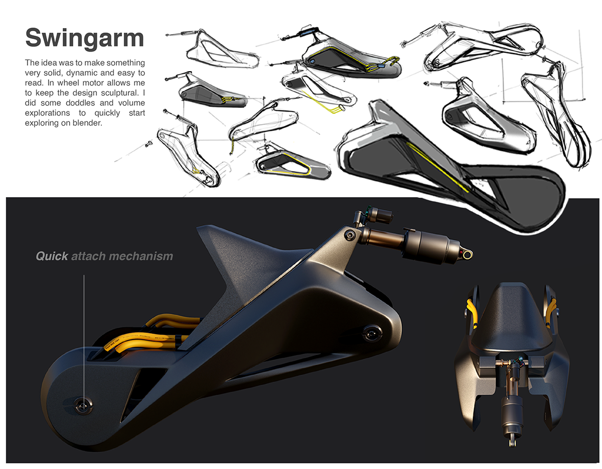 Automotive design Autonomous BMW Motorrad concept concept design Cyberpunk motorcycle motorcycle design nvidia robot