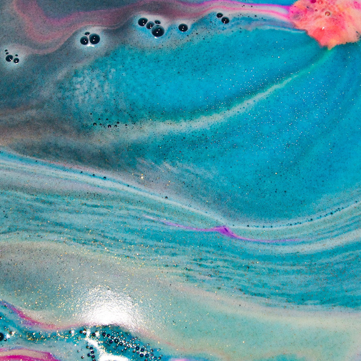 galaxy design brand water paint Mixture colour Glitter Self Promotion CV iMac Business Cards Website