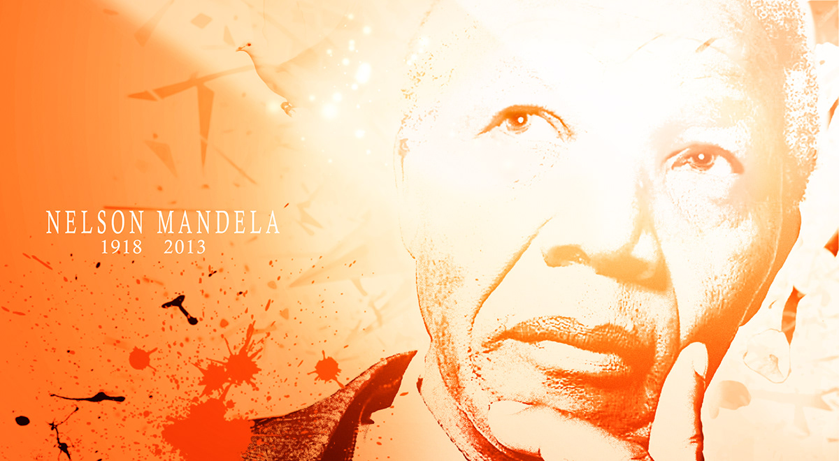 RIP Nelson Mandela you will be remembered! amazing RIP south africa C.I Camilo-Images Behance Composite africa light rest in peace