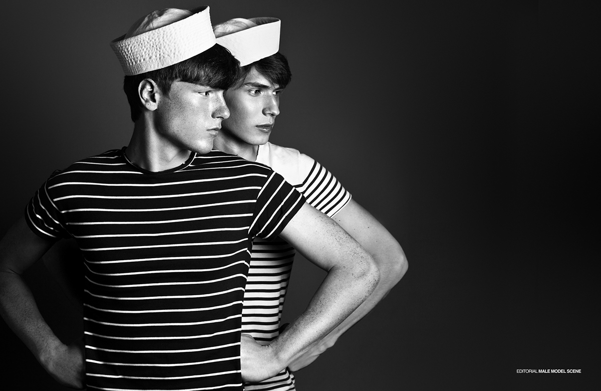 Sailor malemodelscene male model Paris Gaultier jean paul Marin marins