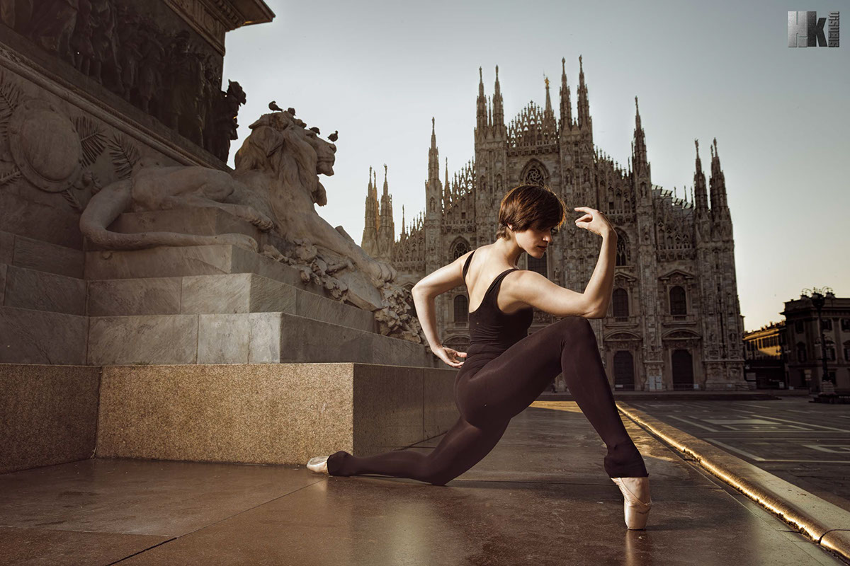Silvia bonavigo ballet ballerina Urban Italy DANCE   dancer FINEART duomo