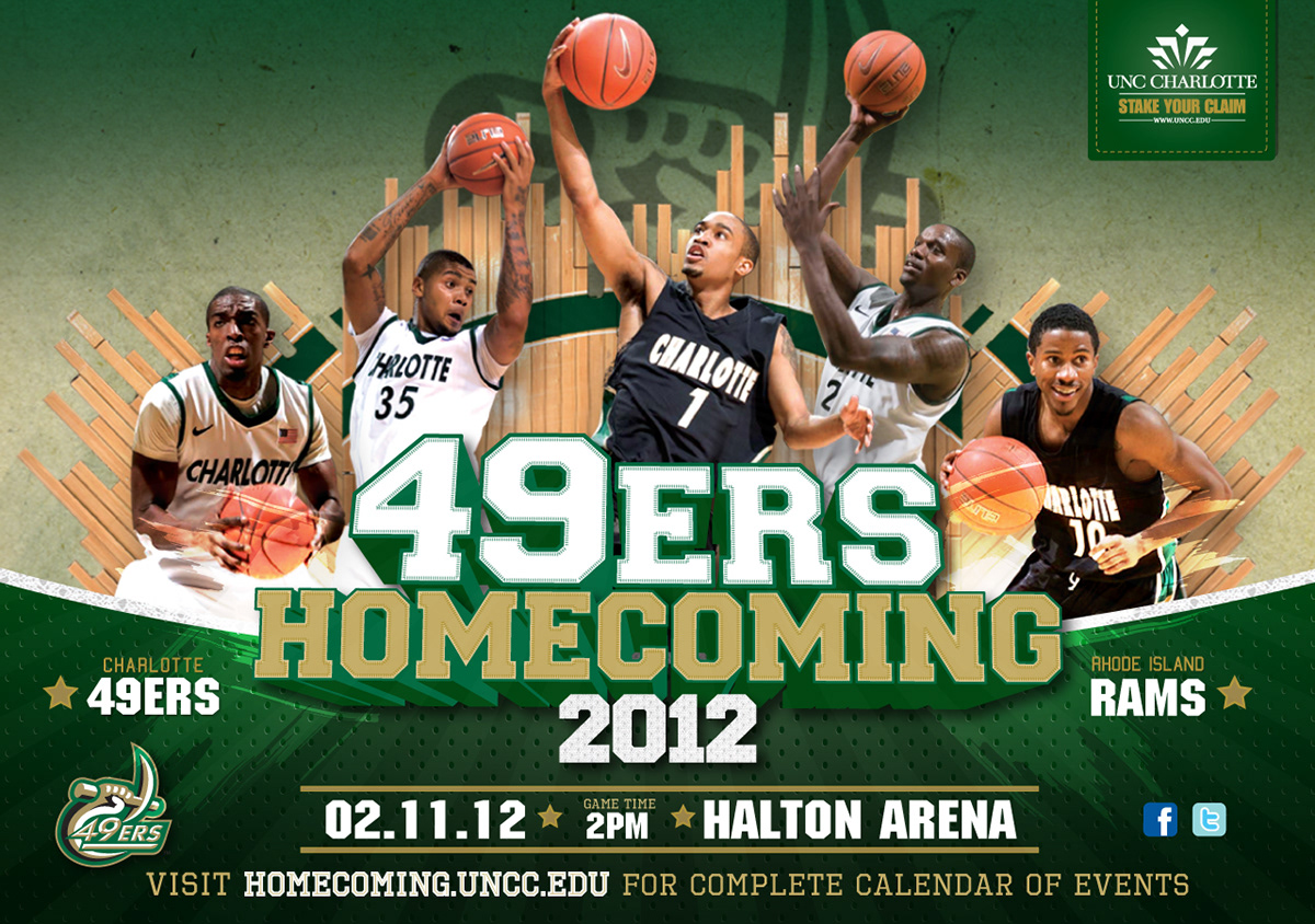Homecoming  basketball  sports college Charlotte