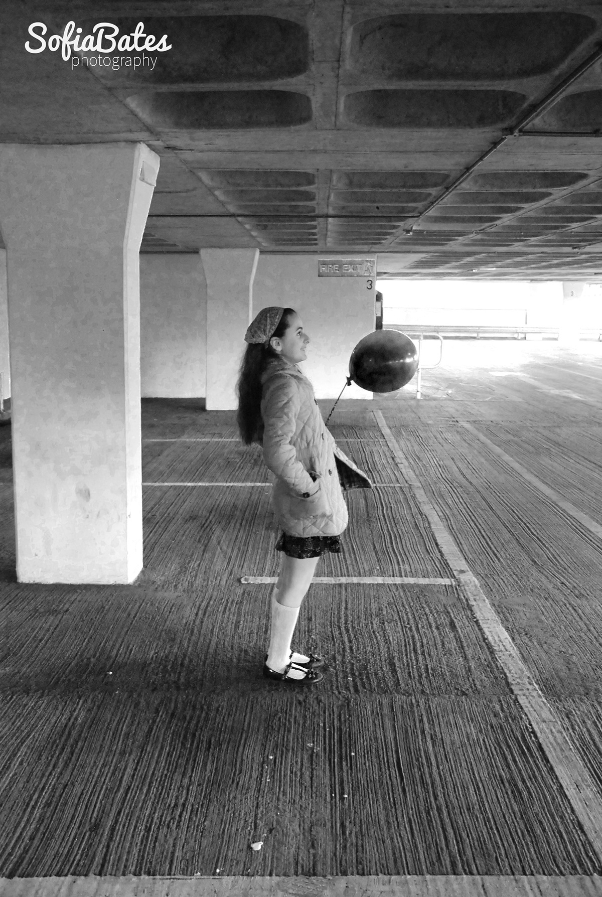 black and white White black Ballon Girl recreation