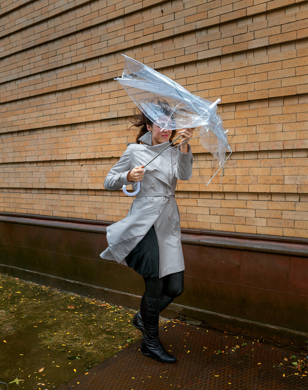windy Umbrella woman