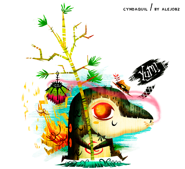 Pokemon chikorita bayleef meganium johto brushes photoshop color fanart design #Ps25Under25