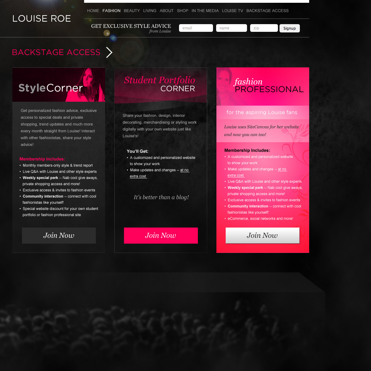 louise roe columnist expert stylist Blog pink dark