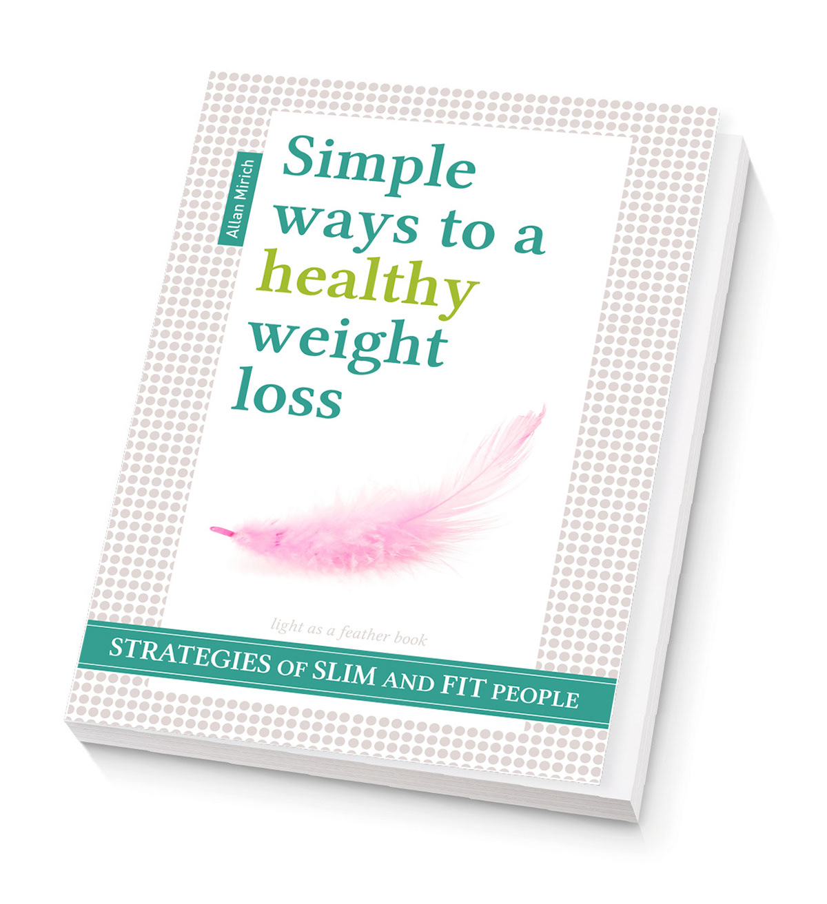 elegant book cover light simple healthy Weight loss Slim FIT zorica adamovic Zagreb Croatia