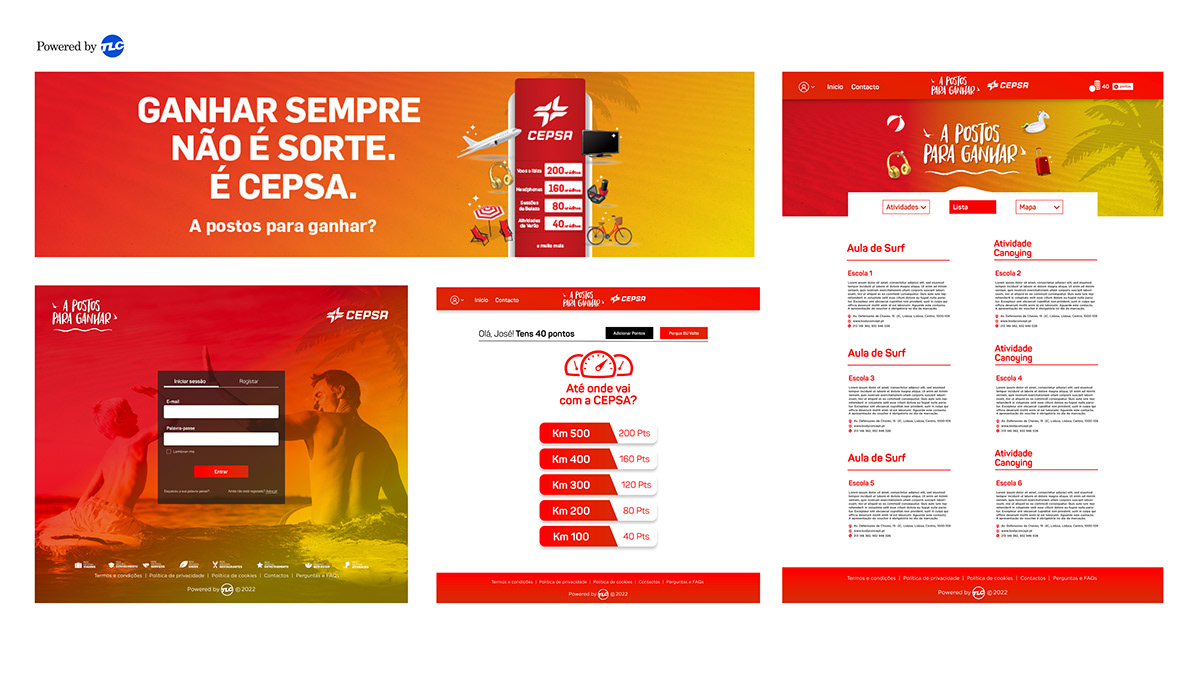 Advertising  CEPSA fuel fuel station fuels marketing   Marketing Design marketing digital Portugal rewards program