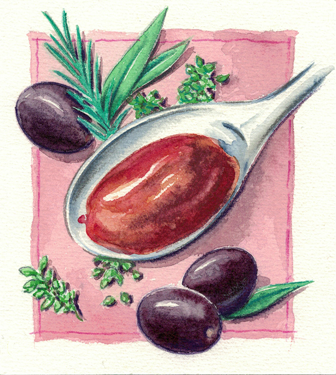 tomate Tomato basilikum Basil olive Senf mustard vinegar essig OL oil vinaigrette dressing