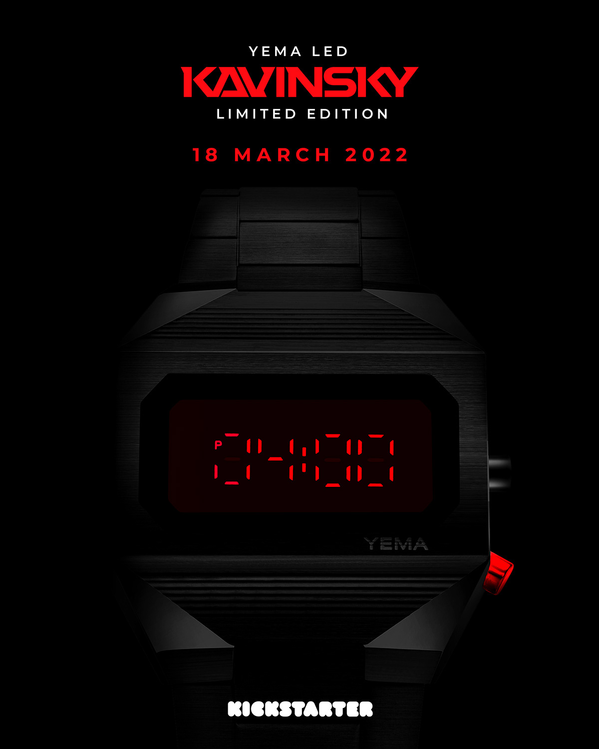 ads design Kavinsky Kickstarter Socialmedia Watches
