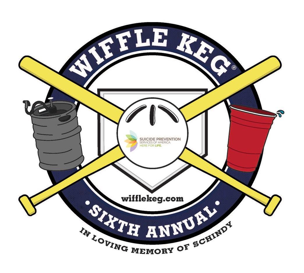 Wiffle Keg charity Logo Design screen printing