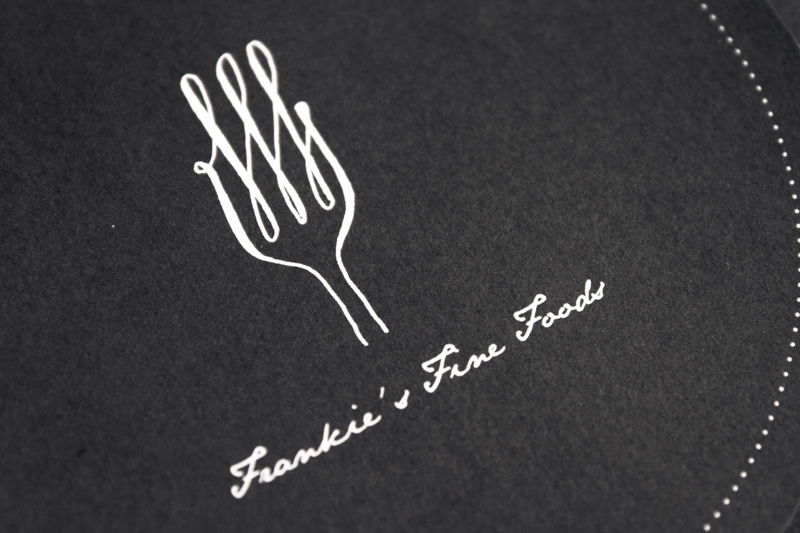 Hospitality restaurant black Food  logo identity sketch Collateral design print