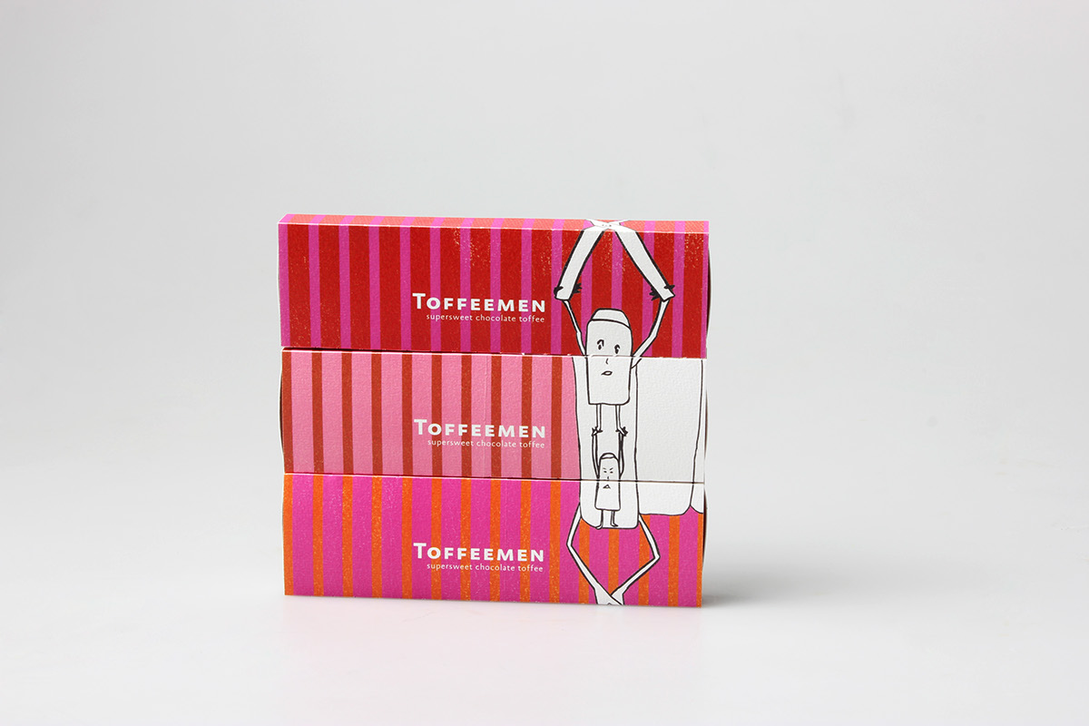Food  packaging design toffee chocolate student