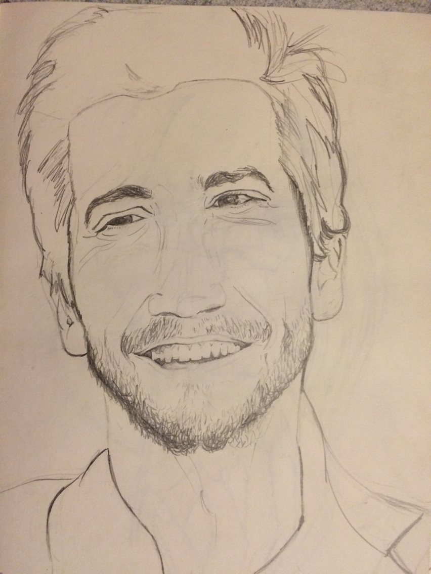 draw Jake Gyllenhaal pencil
