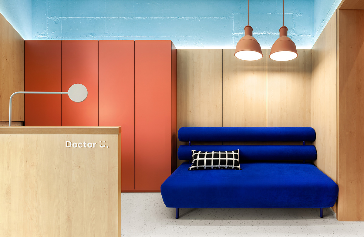 aterarchitects interior design  clinic medical childrens colors modern small Muuto ikea