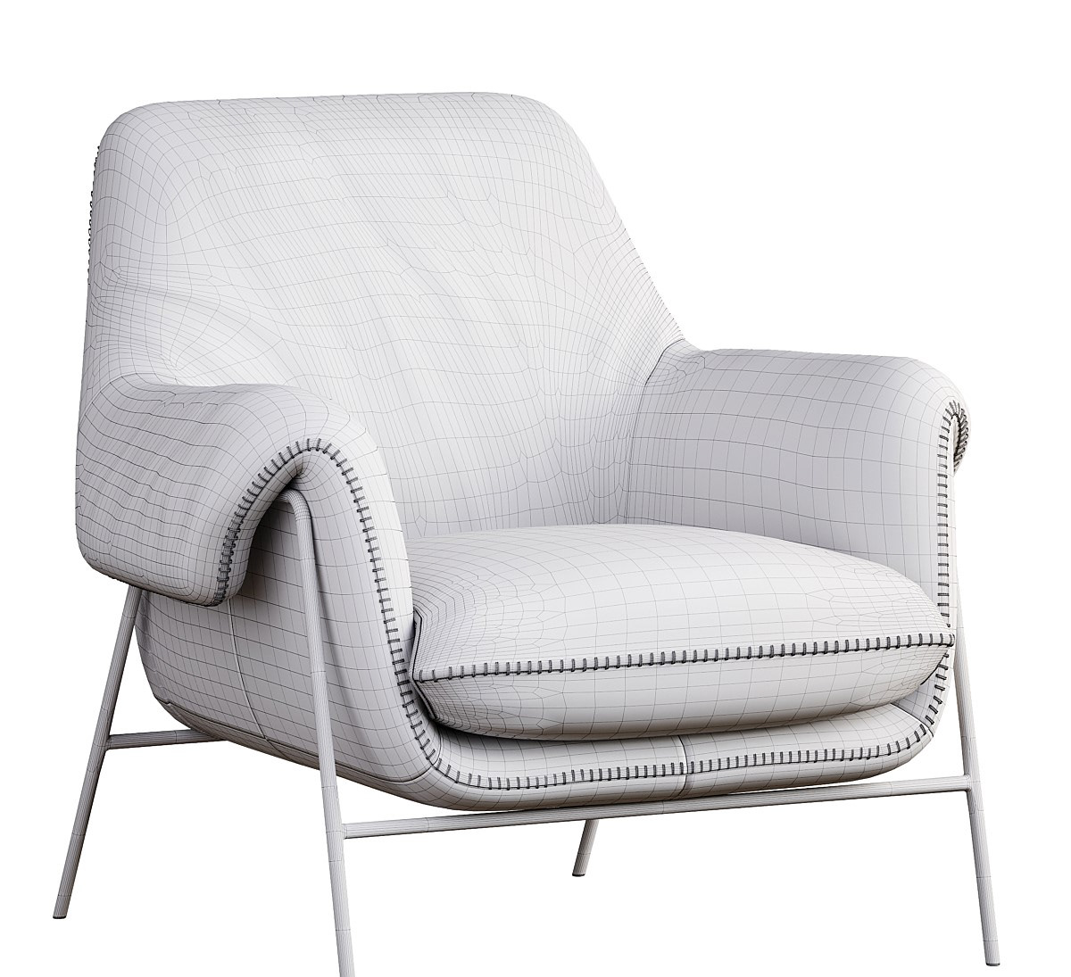 3D 3ds max architecture archviz chair furniture interior design  modern seat visualization