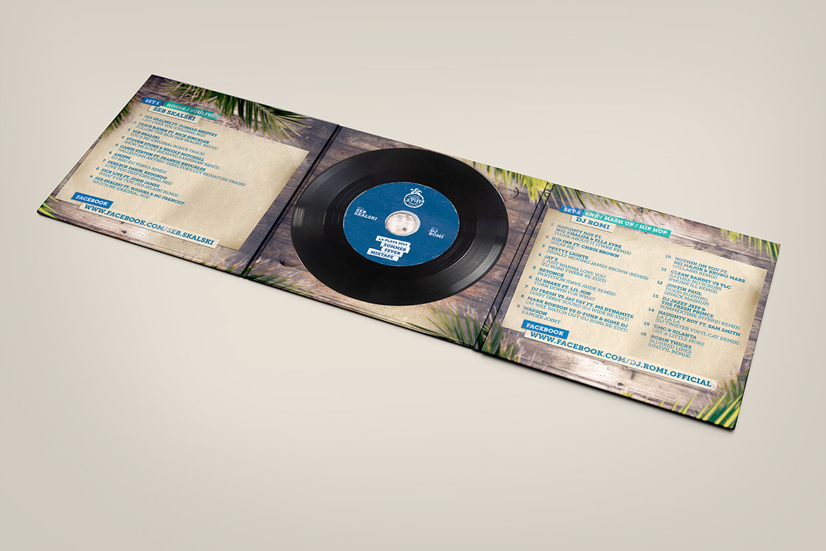 Adobe Portfolio cd Pack cover LaPlaya warszawa promo płyta opakowanie Album projekt graficzny design graphic design 