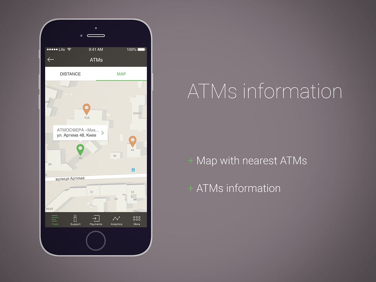 mobile application app finance money design