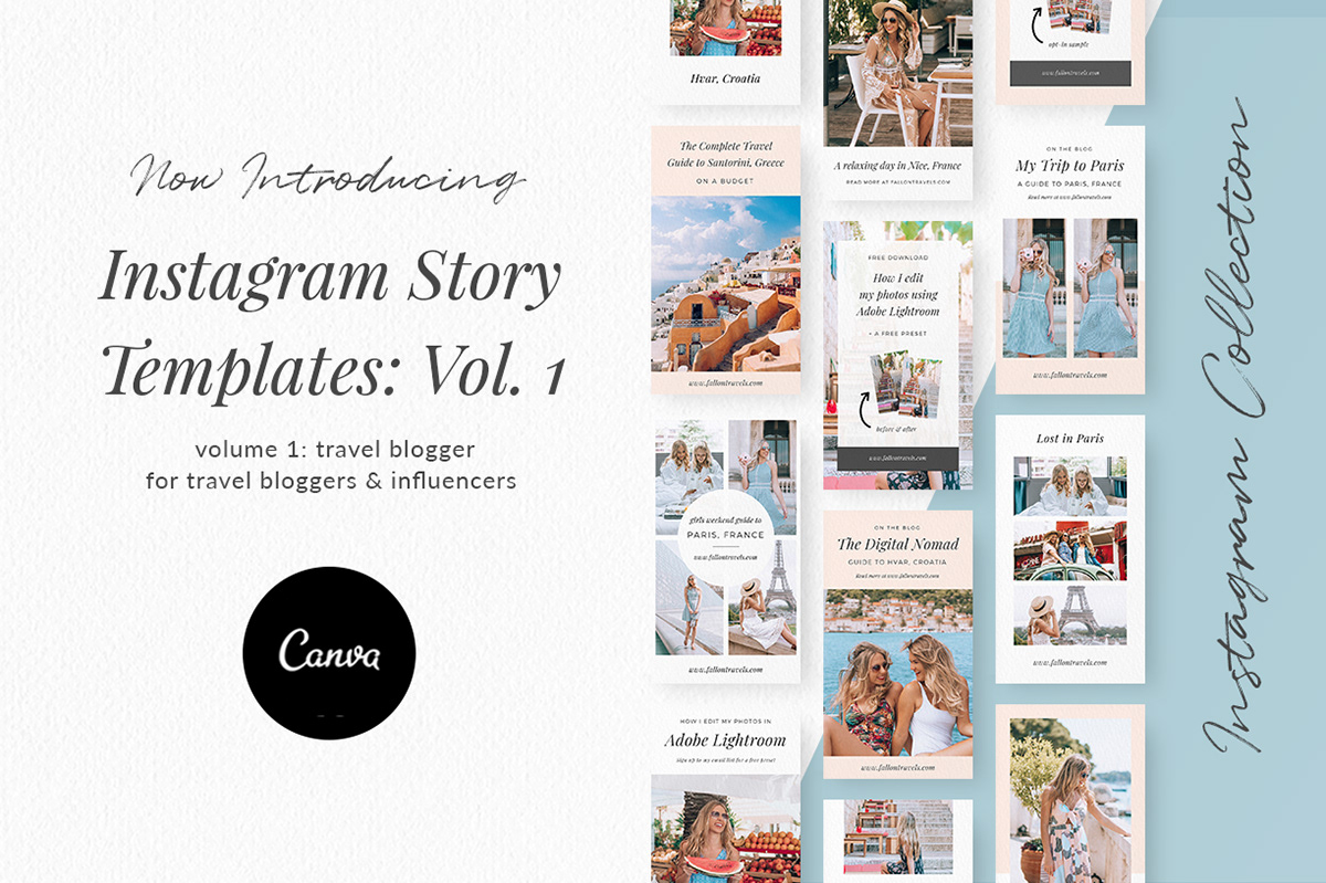 instagram Instagram Stories Instagram Templates social media templates social media branding  Creative Direction  personal branding canva marketing templates