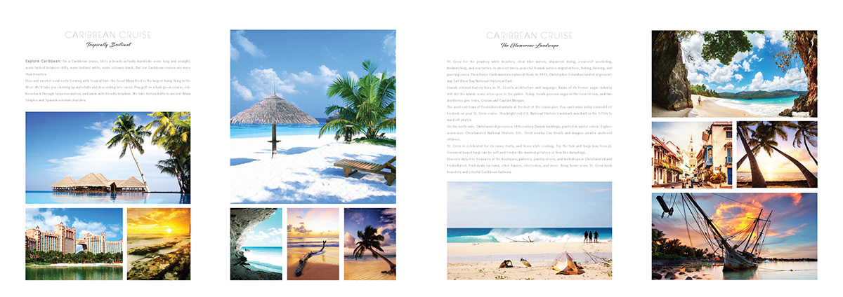 brochure design graphic Celebrity cruise Layout photograph Photography  luxury typography  