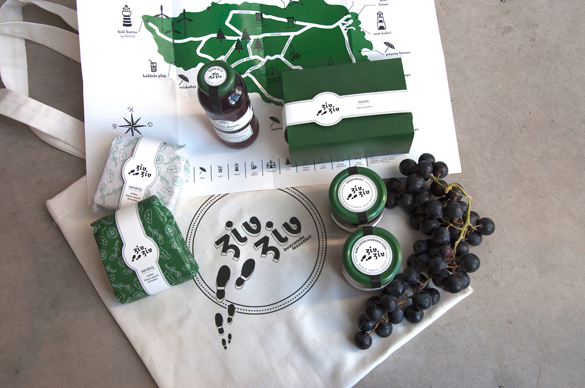 logo package grape packagıng desıgn natural Travel Fruit