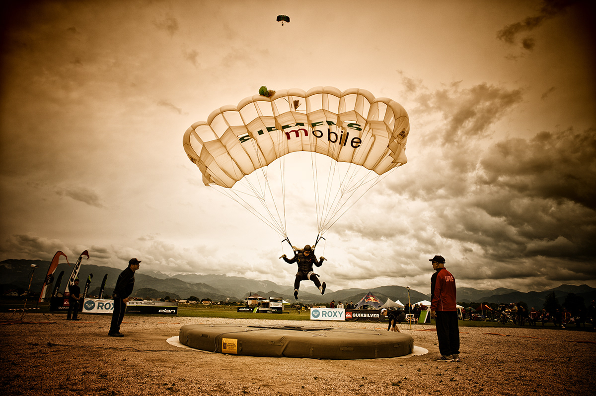 slovenia  parachute  worldcup  sports  extreme sports Leica photo