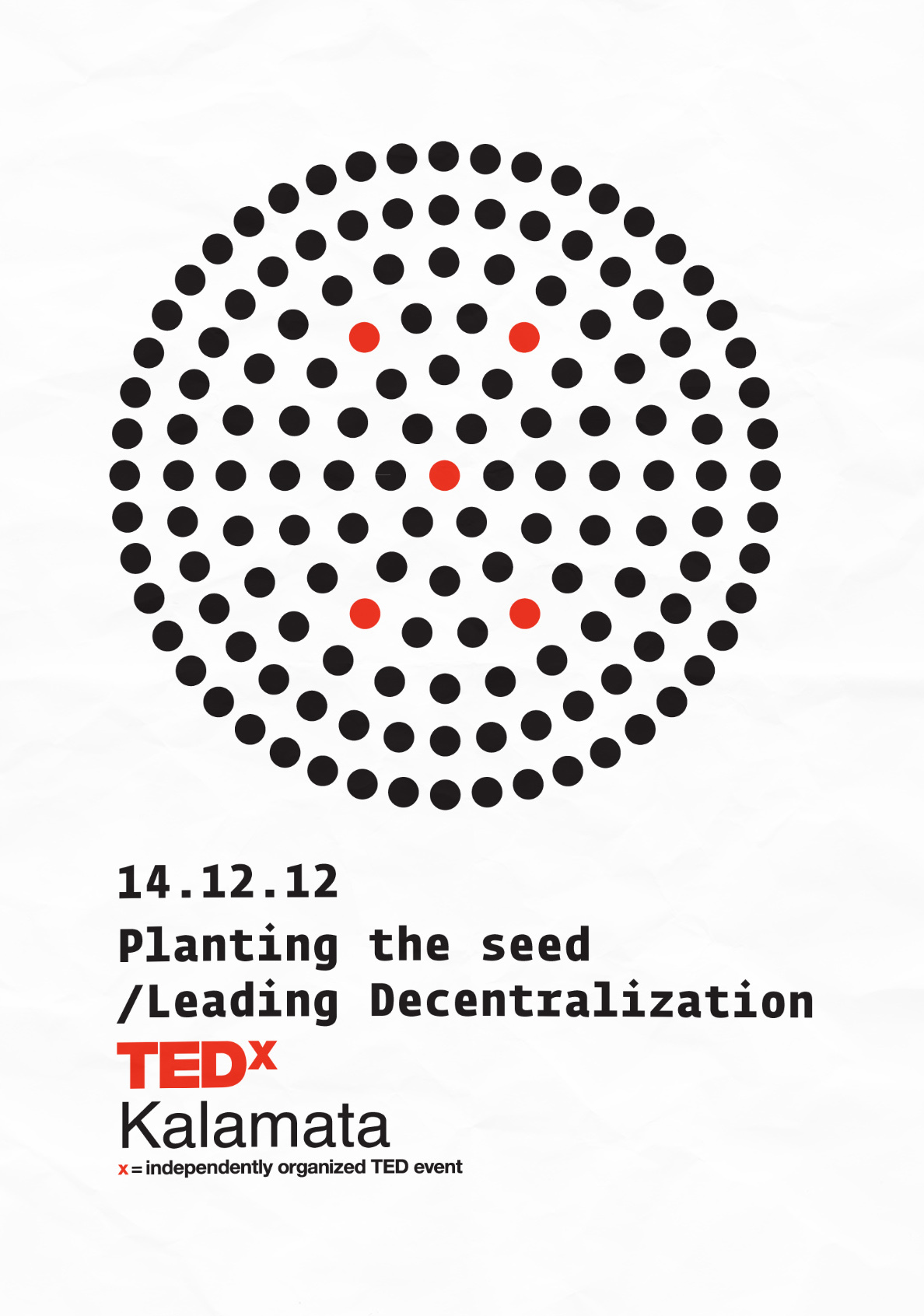 Exhibition  congress TEDx conference Entertainment kalamata Greece Decentralization TEDxKalamata