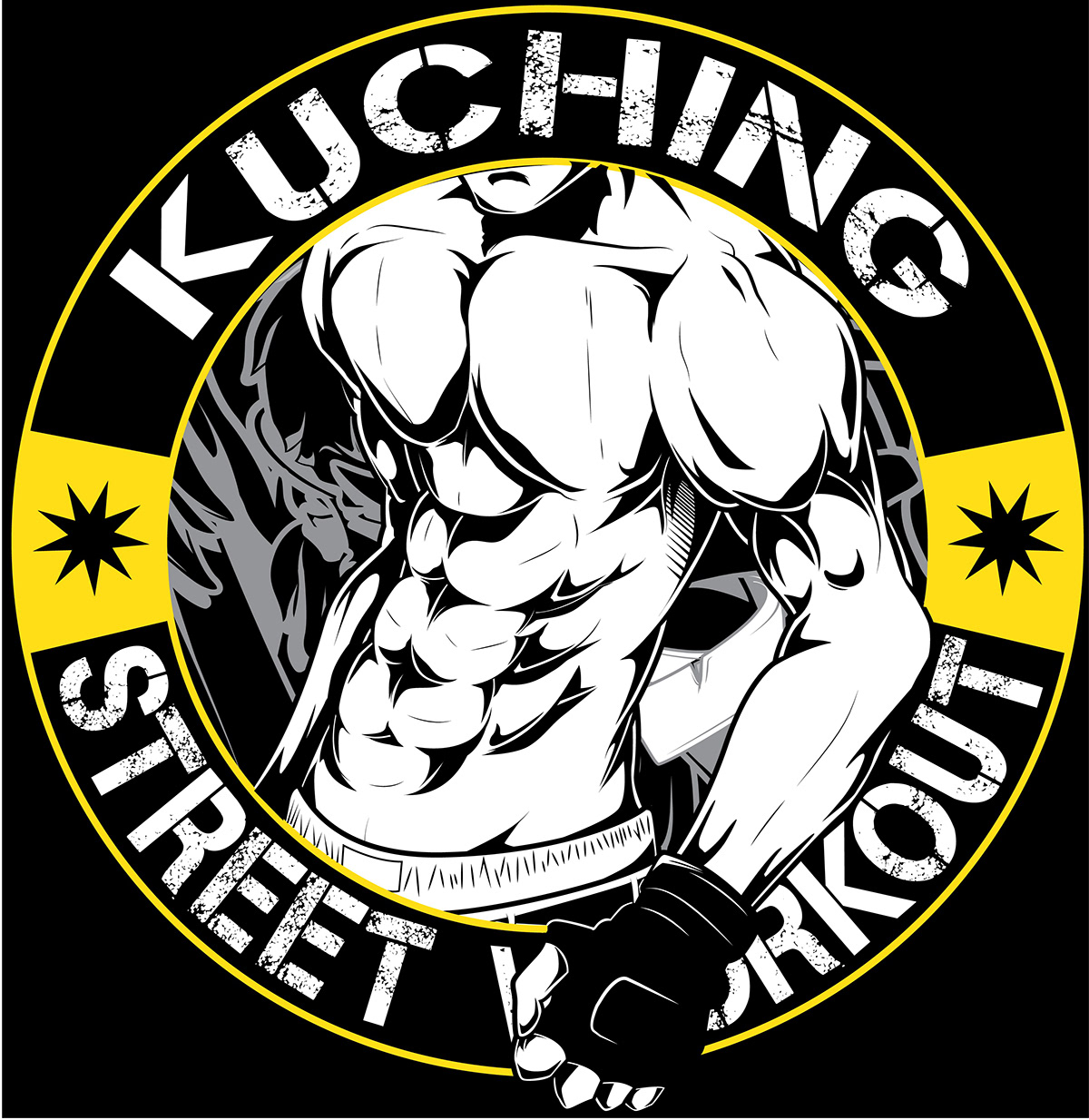 tees logo design Street workout Kuching