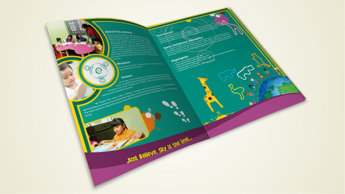 school brochure design education brochure design
