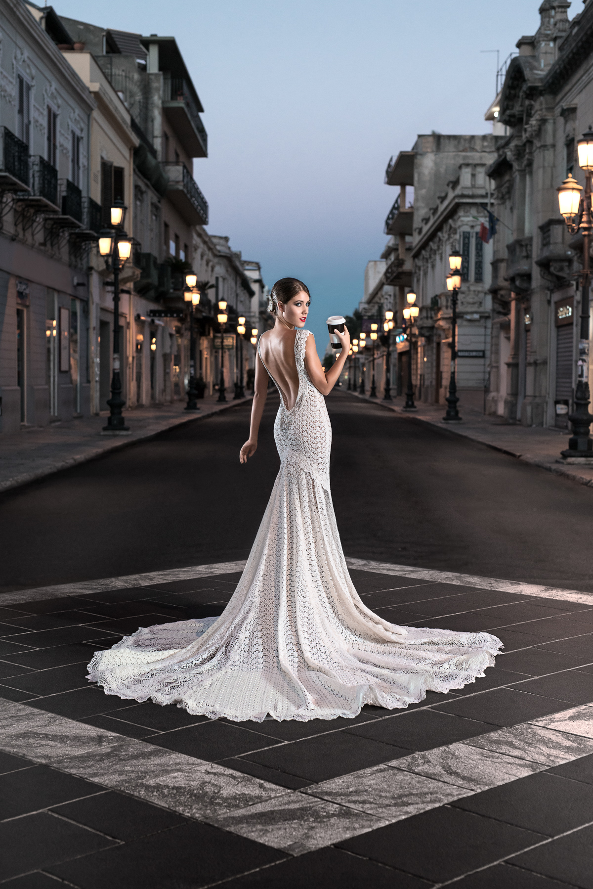 wedding bride Fashion  photoshop Advertising  postproduction retouch compositing retouching  dress