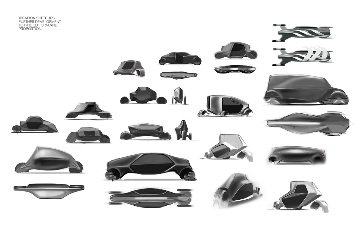 Acura Autonomous sculpture concept futuristic future ACCD Art Center HRA