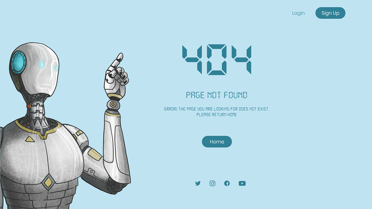 404 error page error Error page