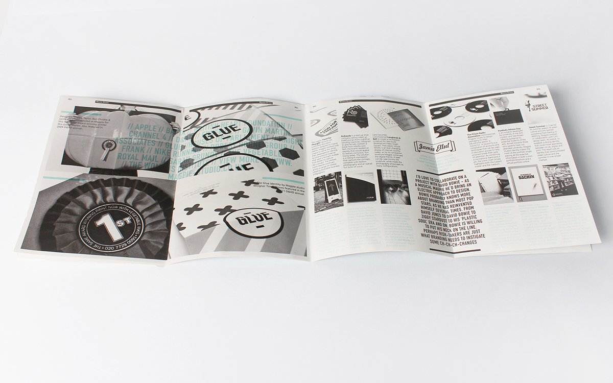 supplement Magazine design Typographic Design