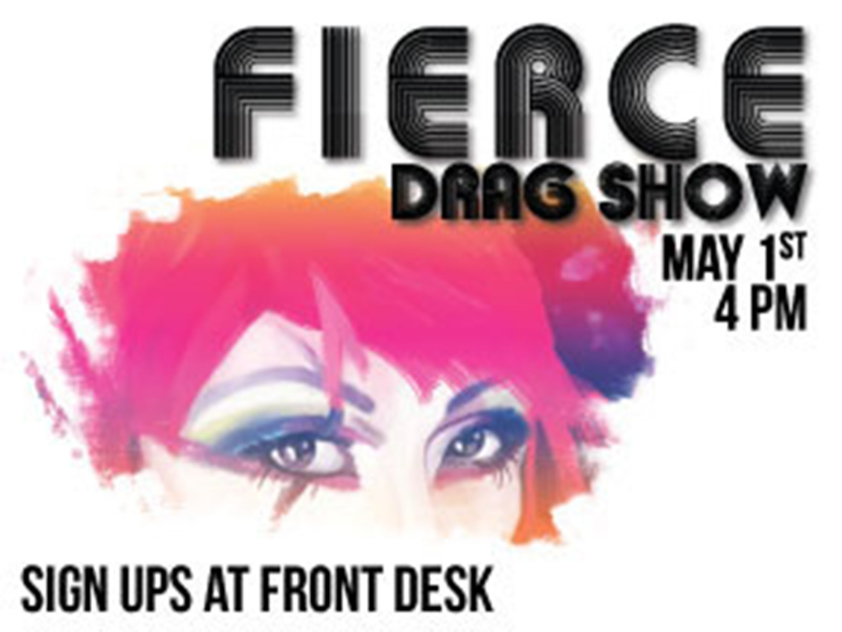 Promotional Drag Show poster fine art digital illustration
