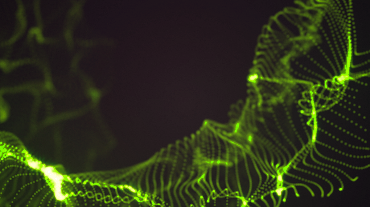 organic  motion waveform after effects Trapcode green Form dof
