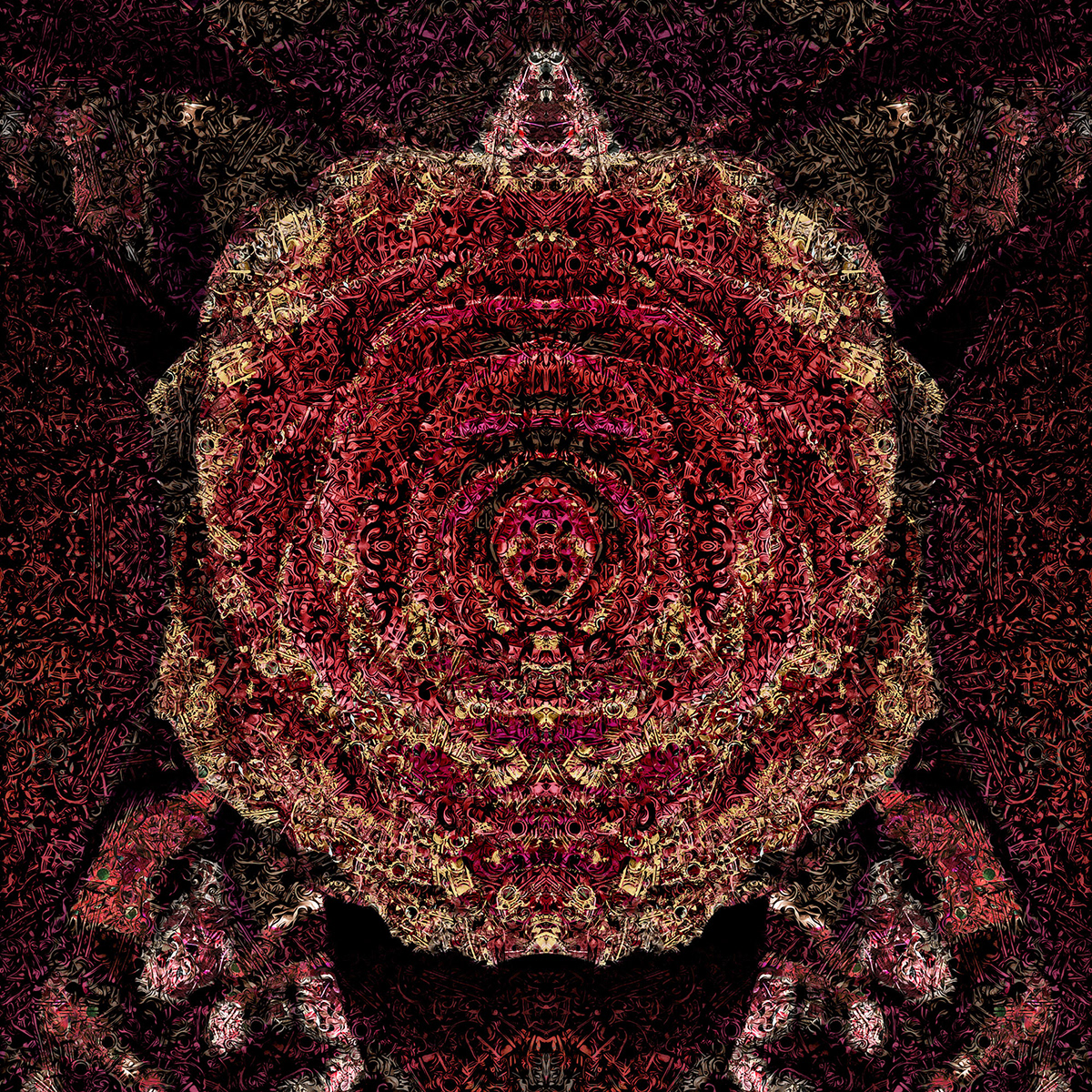 Pragyan Uprety floral Flowers pattern design  Patterns generative genrative art flower pattern abstract