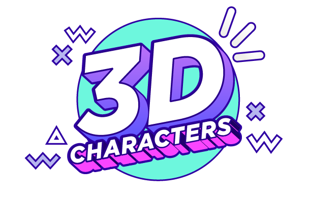 3D Character design  ILLUSTRATION 