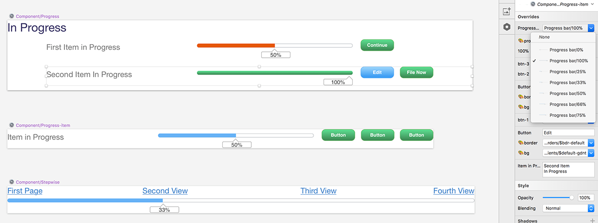 design system sketch inVISION UI Workflow