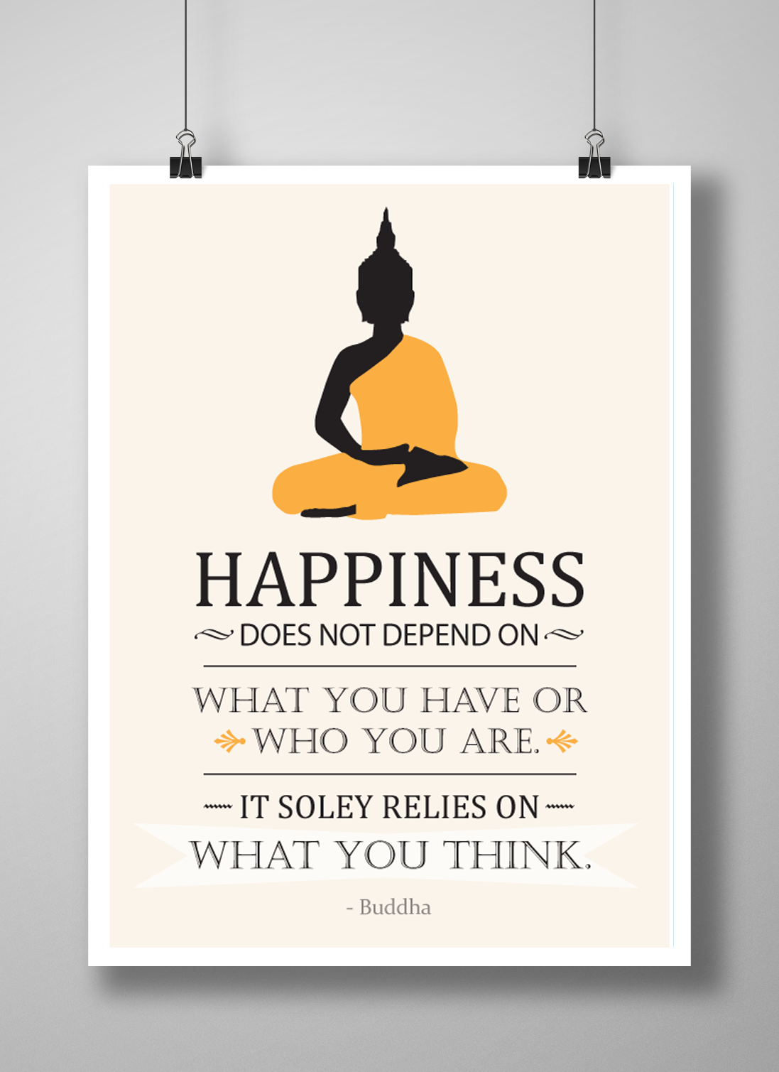 Quotes buddhism spirituality life design poster