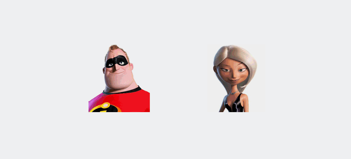 Adobe Portfolio pixar disney Character shape face girls boys female male feminism eyes nose similar