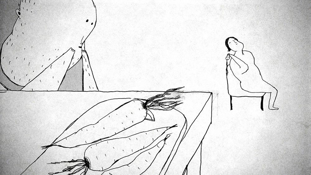 drawn animation paperihattu short film